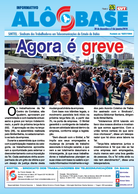 Agora Ã© greve na Tel 